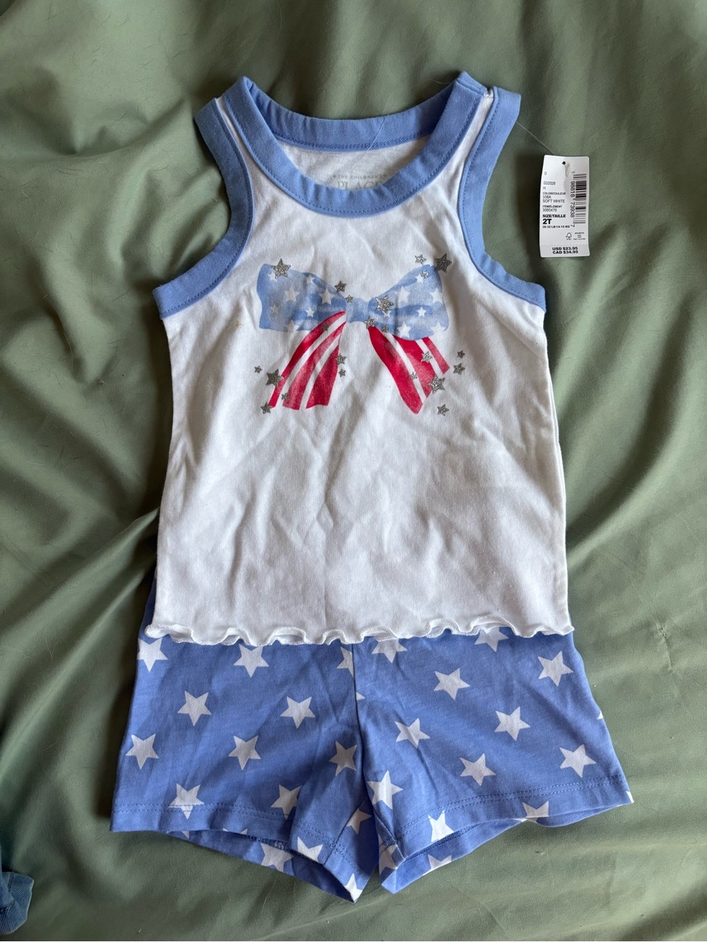 Americana toddler girl set NWT